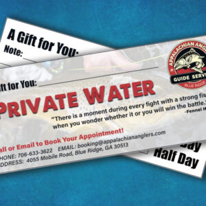 private water gift certificate