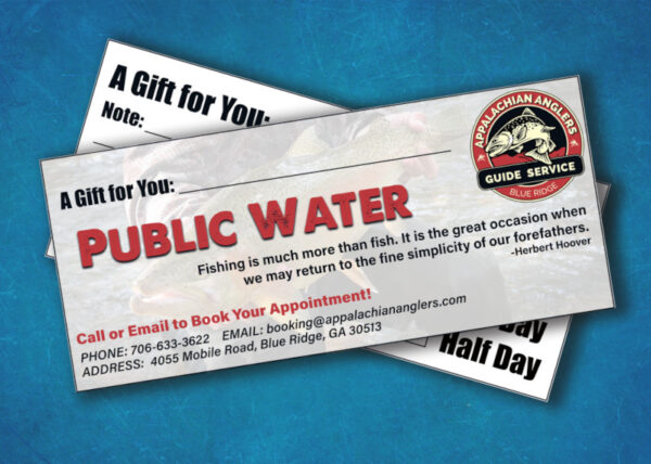 public water gift certificate